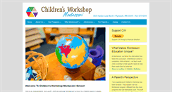 Desktop Screenshot of childrensworkshopmontessori.org